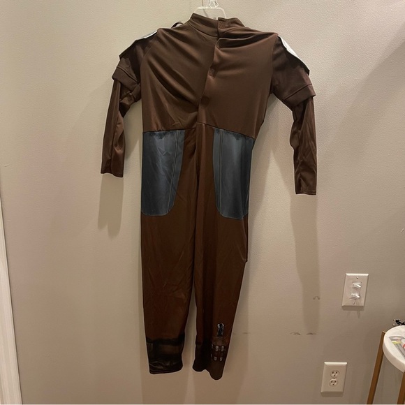 Disney Star Wars Mandalorian Padded Jumpsuit Child  Costume Kids 7-8 No Helmet - Picture 2 of 9